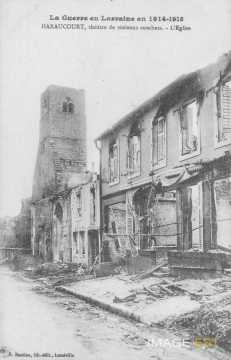 Haraucourt en ruines (Meurthe-et-Moselle)